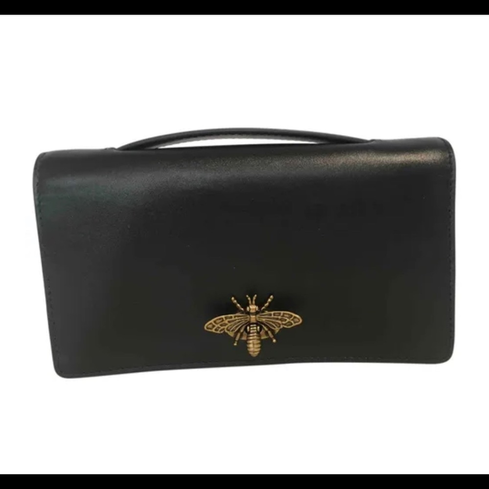 Dior Black Leather Handbag. Tags of authenticity
